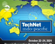 Graphic map of globe with title, dates and location of the conference.